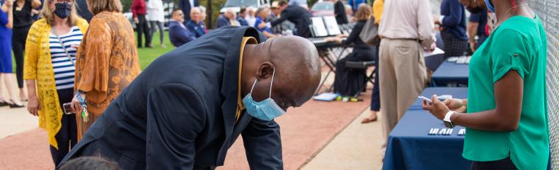 ETBU blesses the foundation of the Great Commission Center and Fred Hale School of Business